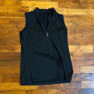 Athletic quarter zip tank